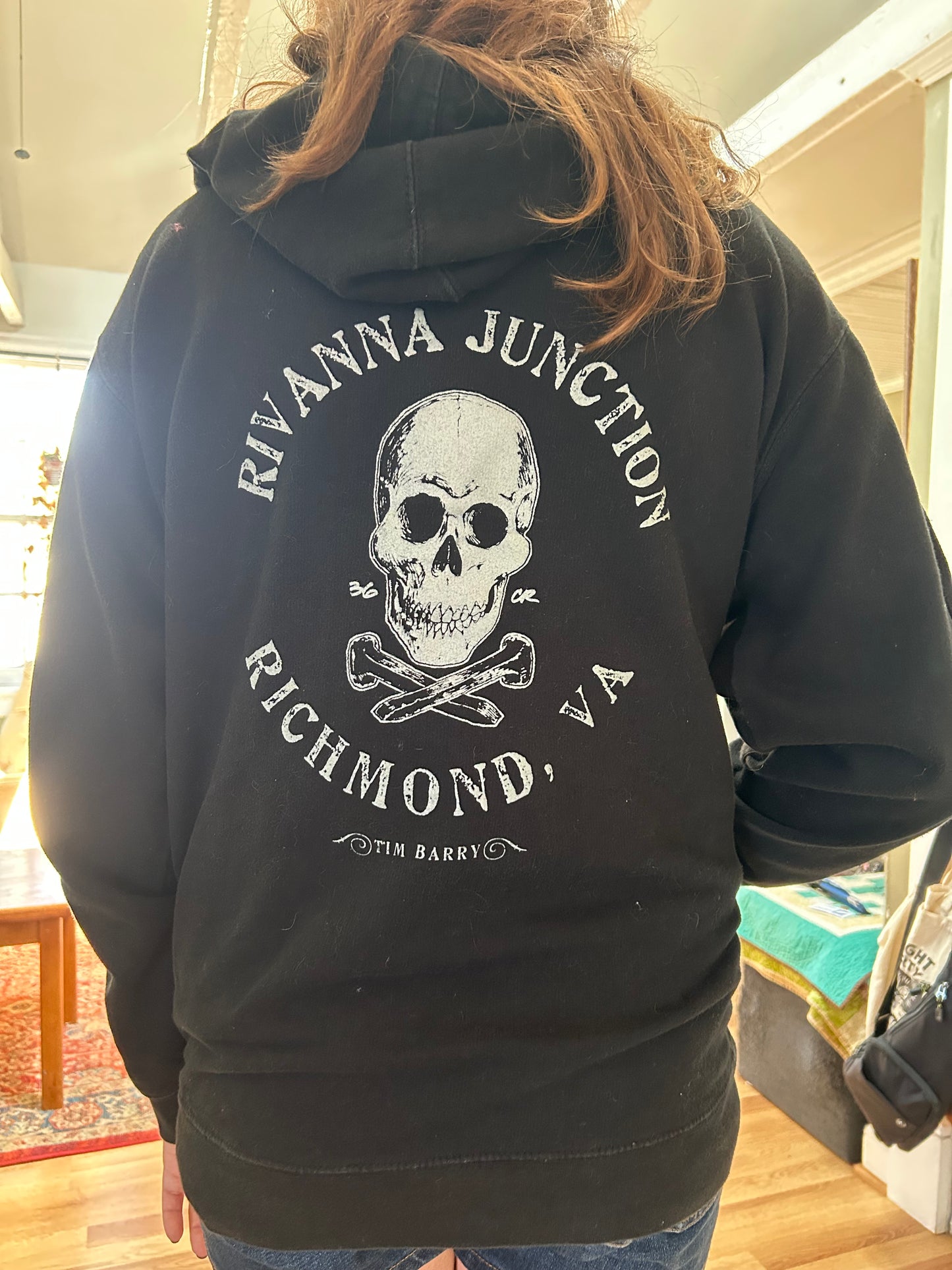 Tim Barry "Rivanna Junction" Zip-Up Hooded Sweatshirt