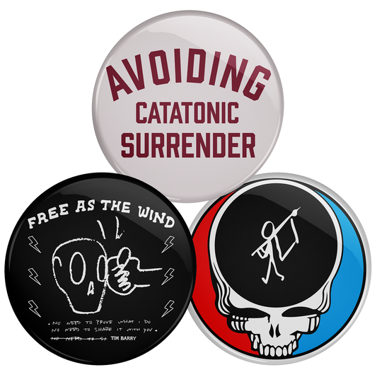 Tim Barry 3-Pack 1.25" Pin Set #2