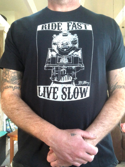 Tim Barry "Ride Fast, Live Slow" T-Shirt