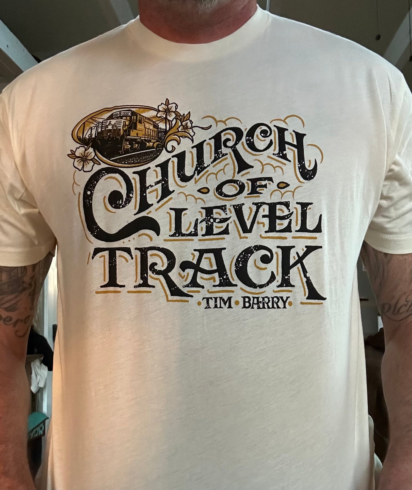 NEW!!! Tim Barry "Church of Level Track" T-Shirt