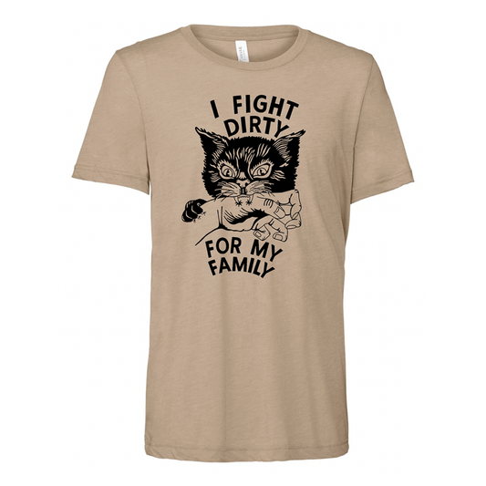 Tim Barry "I Fight Dirty for my Family" T-Shirt