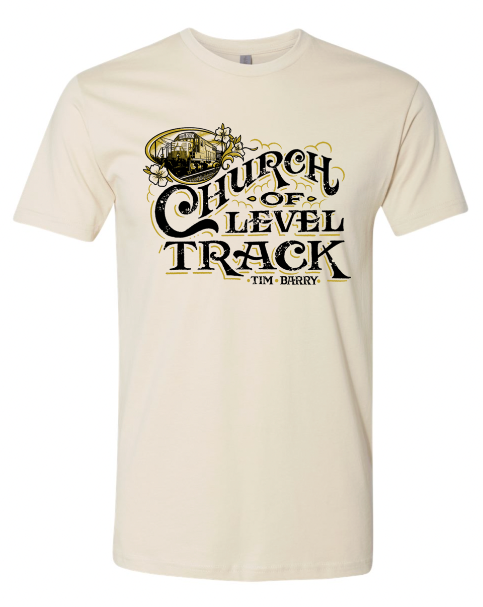 NEW!!! Tim Barry "Church of Level Track" T-Shirt