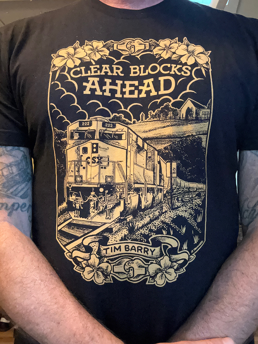 Tim Barry "Clear Blocks Ahead" T-Shirt