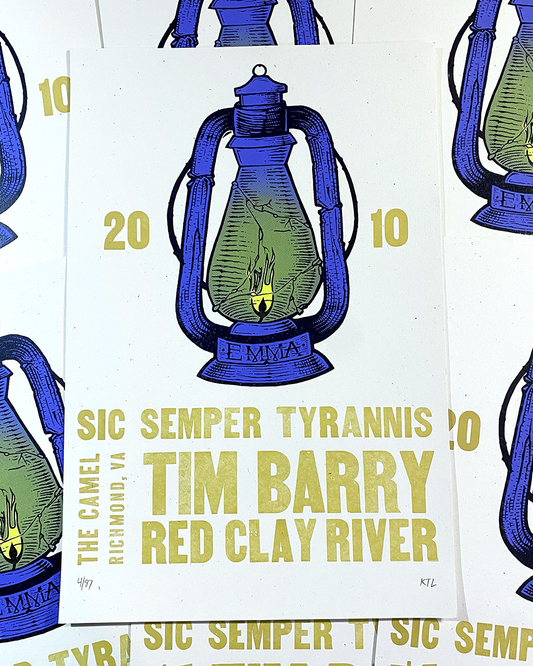 Show Poster - Tim Barry & Red Clay River 2010