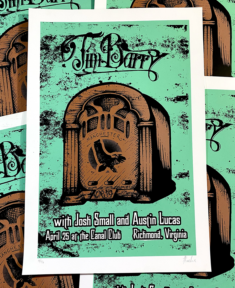 Show Poster - Tim Barry, Josh Small, & Austin Lucas