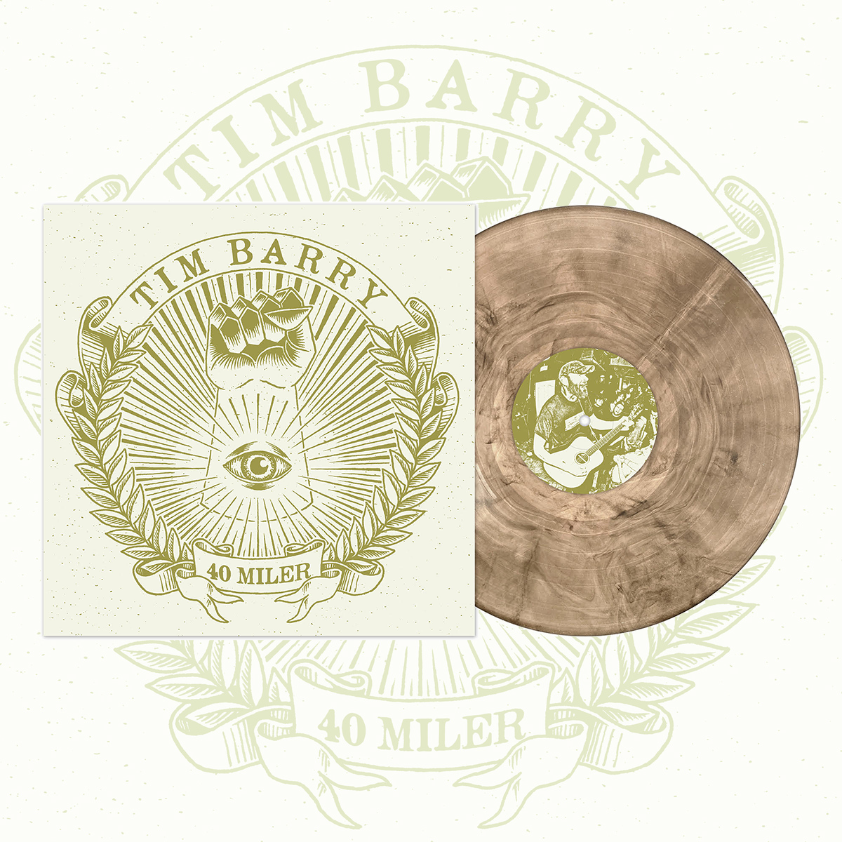 Tim Barry "40 Miler" CD/LP (Beer/Black "Galaxy" Vinyl)