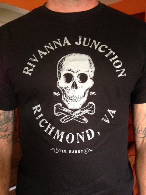Tim Barry "Rivanna Junction" T-Shirt (Black)