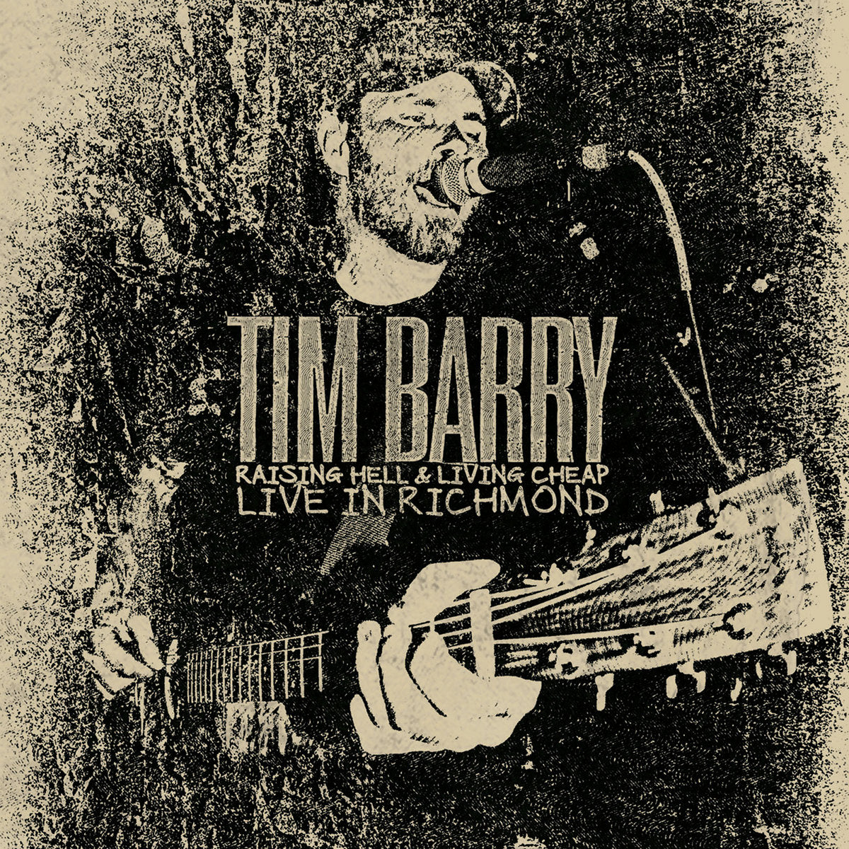 Tim Barry "Raising Hell & Living Cheap - Live in Richmond" 2xLP/CD